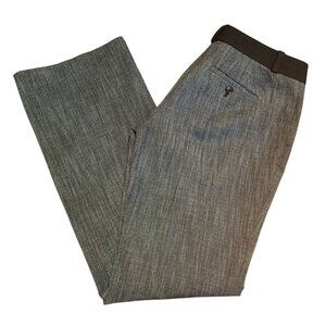 Ann Taylor LOFT Black & White Curvy Fit Pants Womens Size 2